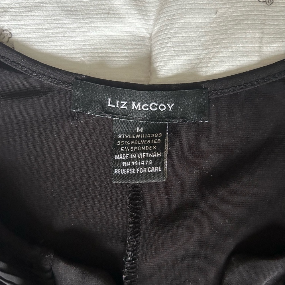 Mccoy Black Ruffled Tank Top - Picture 3 of 3